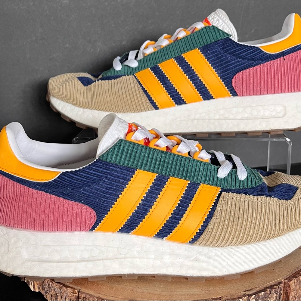 Adidas HP5444 Corduroy Japan-Inspired Size 11 | Multicolor Retro Trainer | Rare!